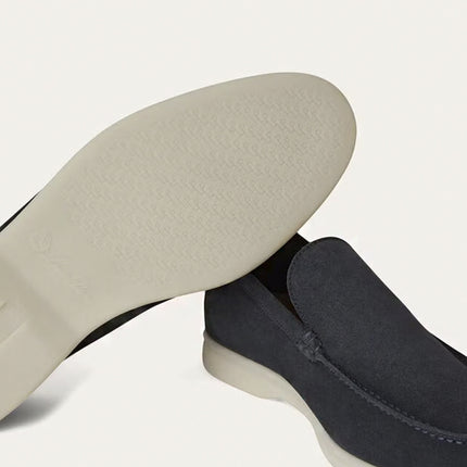 Loro Piana Mocassim Summer Walk Grey