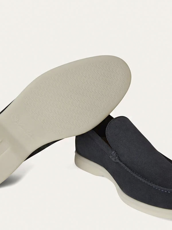 Loro Piana Mocassim Summer Walk Grey