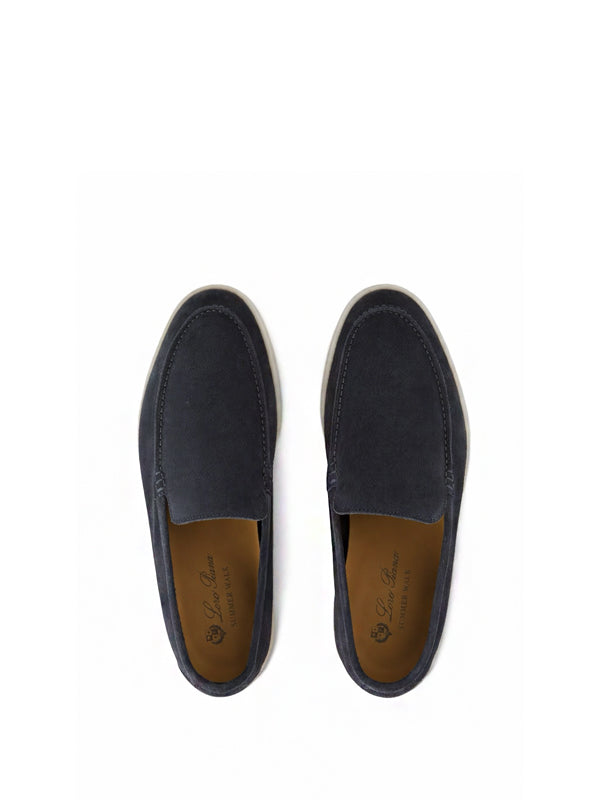 Loro Piana Mocassim Summer Walk Grey