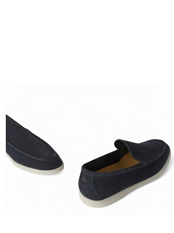 Loro Piana Mocassim Summer Walk Grey