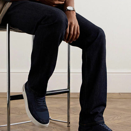 Loro Piana Newport Walk Sneaker Blue Navy