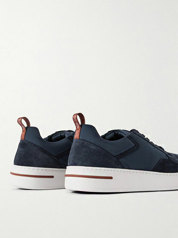 Loro Piana Newport Walk Sneaker Blue Navy