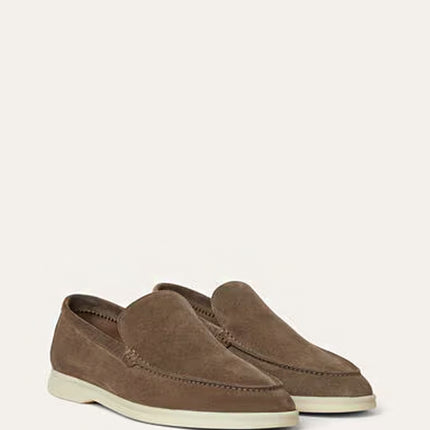 Loro Piana Summer Walk Loafer Suede Canteen