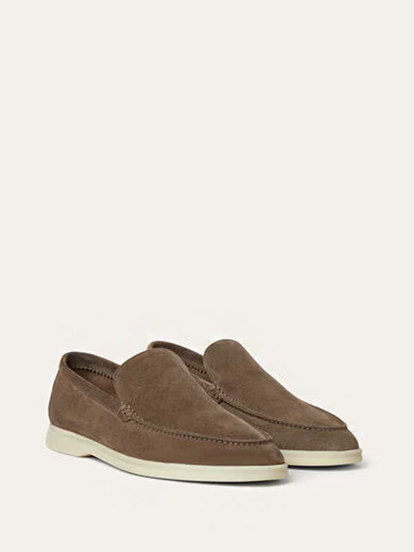 Loro Piana Summer Walk Loafer Suede Canteen
