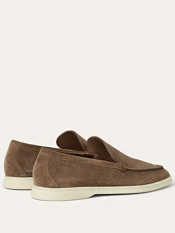 Loro Piana Summer Walk Loafer Suede Canteen