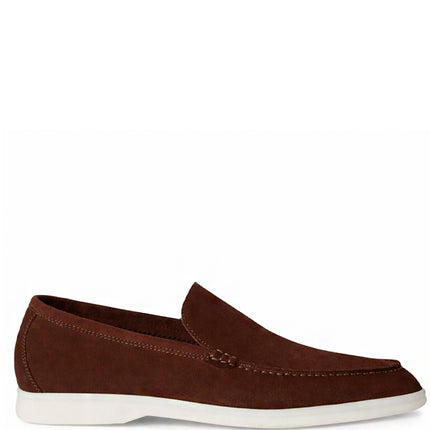 Loro Piana Summer Walk Loafer  Suede Chocolate