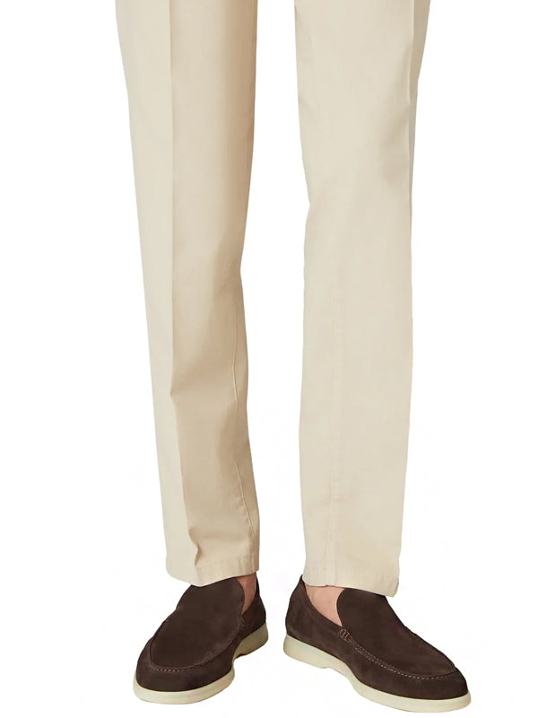 Loro Piana Summer Walk Loafer  Suede Chocolate
