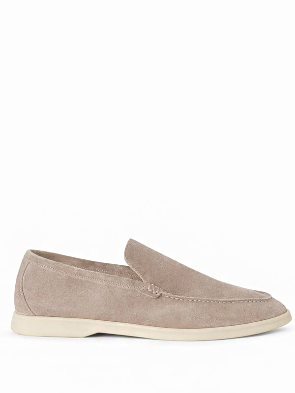 Loro Piana Summer Walk Loafer Suede Classic Beige