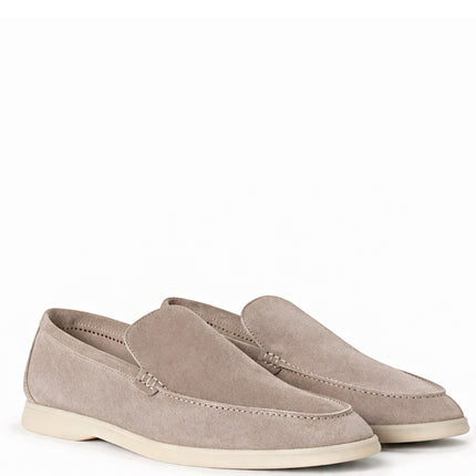 Loro Piana Summer Walk Loafer Suede Classic Beige