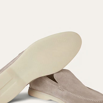 Loro Piana Summer Walk Loafer Suede Classic Beige