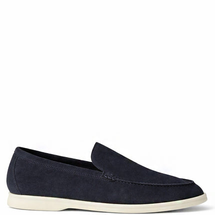 Loro Piana Summer Walk Loafer Suede Classic Blue