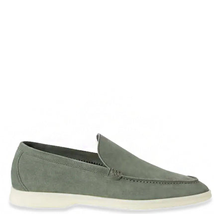 Loro Piana Summer Walk Loafer Suede Frozen Fir