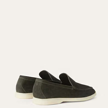 Loro Piana Summer Walk Loafer Suede Mimetico