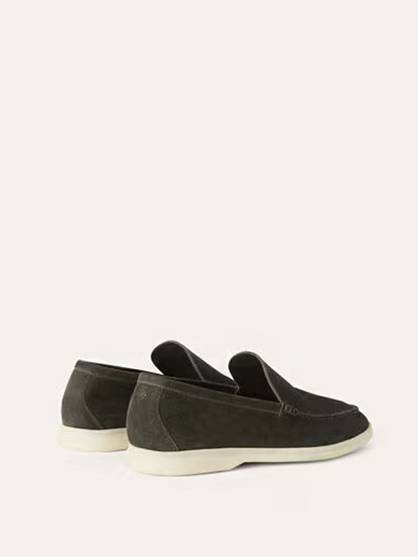Loro Piana Summer Walk Loafer Suede Mimetico