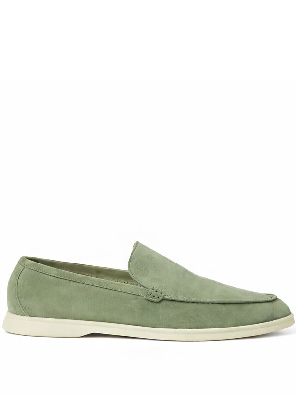 Loro Piana Summer Walk Loafer Suede Shamrock