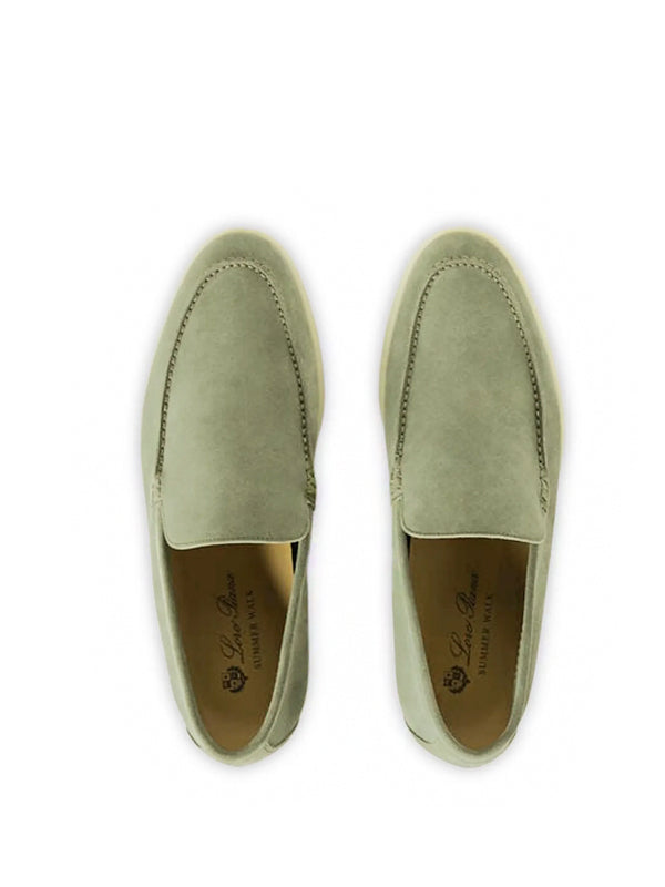 Loro Piana Summer Walk Loafer Suede Shamrock