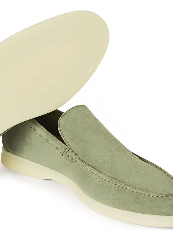 Loro Piana Summer Walk Loafer Suede Shamrock