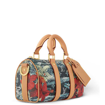 Louis Vuitton Keepall Bandouliere 25 Monogram Surfin Navy Blue