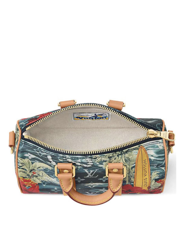 Louis Vuitton Keepall Bandouliere 25 Monogram Surfin Navy Blue