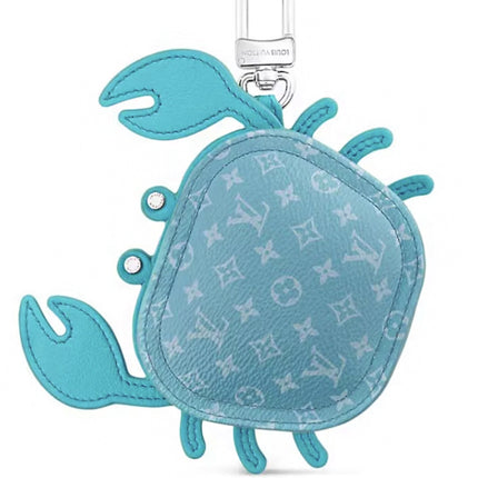 Louis Vuitton LV Crab Bag Charm Blue