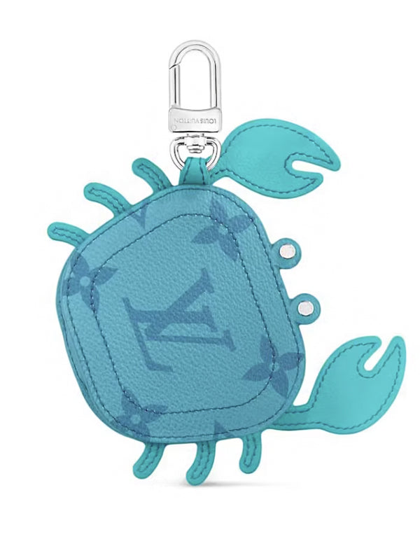 Louis Vuitton LV Crab Bag Charm Blue