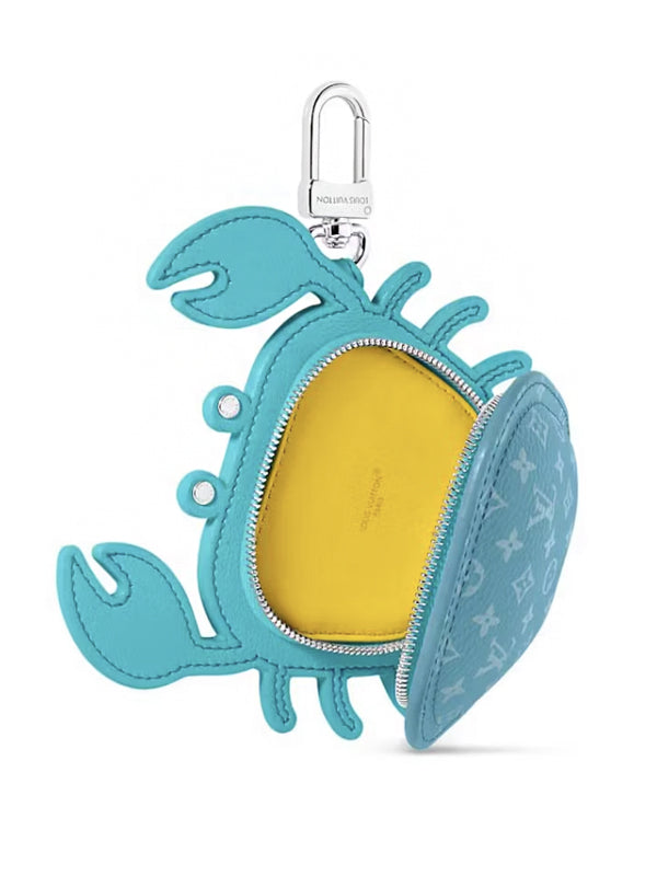 Louis Vuitton LV Crab Bag Charm Blue
