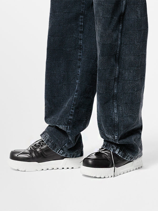 Louis Vuitton LV Trainer Maxi Black White