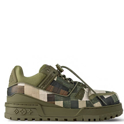 Louis Vuitton LV Trainer Maxi Sneaker Green Damoflage Damier