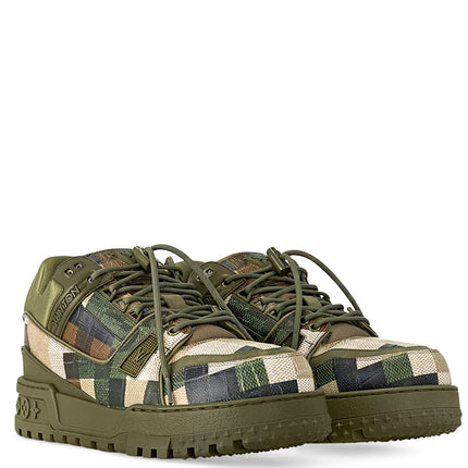 Louis Vuitton LV Trainer Maxi Sneaker Green Damoflage Damier
