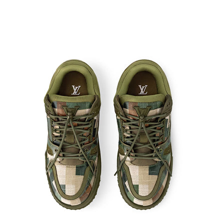 Louis Vuitton LV Trainer Maxi Sneaker Green Damoflage Damier
