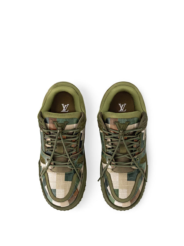 Louis Vuitton LV Trainer Maxi Sneaker Green Damoflage Damier