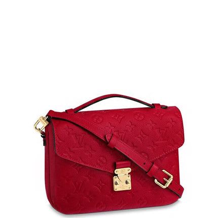 Louis Vuitton Pochette Metis Monogram Empreinte Scarlet