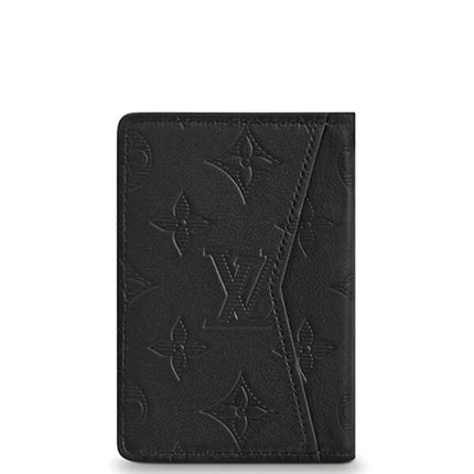 Louis Vuitton Pocket Organizer Monogram Shadow Black