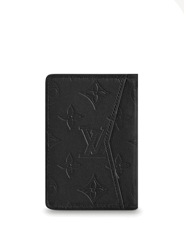 Louis Vuitton Pocket Organizer Monogram Shadow Black