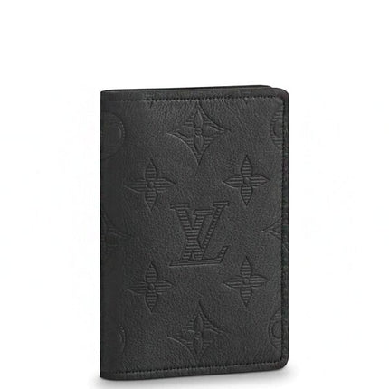 Louis Vuitton Pocket Organizer Monogram Shadow Black