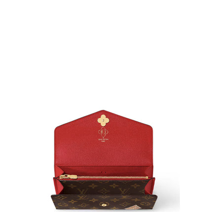 Louis Vuitton Sarah Wallet Monogram/Candy Red