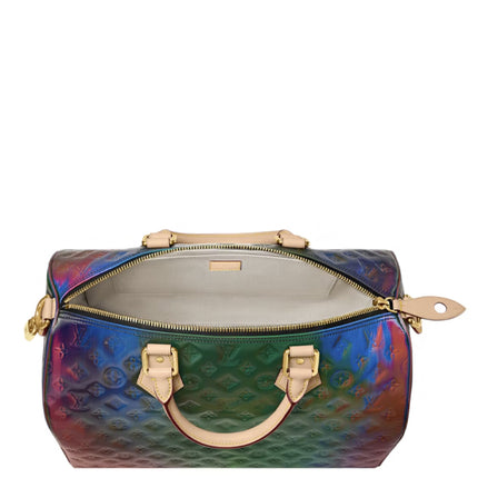 Louis Vuitton Speedy 40 Bandouliere Monogram Vinyl Multicolor