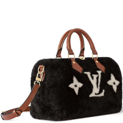 Louis Vuitton Speedy Bandouliere 25 Bicolor Chocolate/Cream