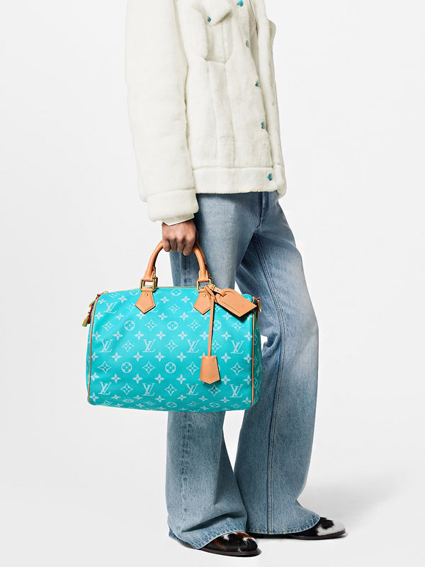 Louis Vuitton Speedy P9 Bandouliere 40 Turquoise