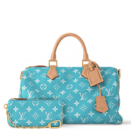Louis Vuitton Speedy P9 Bandouliere 40 Turquoise