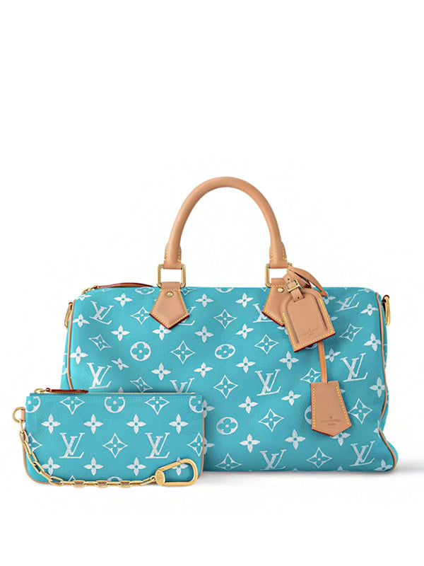 Louis Vuitton Speedy P9 Bandouliere 40 Turquoise