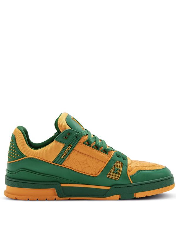 Louis Vuitton Trainer Green Orange Monogram