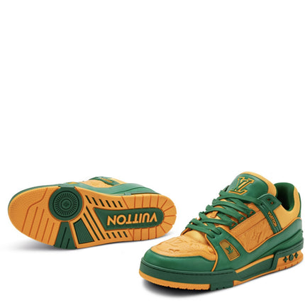Louis Vuitton Trainer Green Orange Monogram