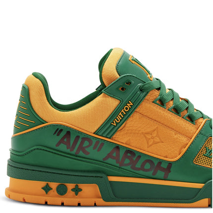 Louis Vuitton Trainer Green Orange Monogram