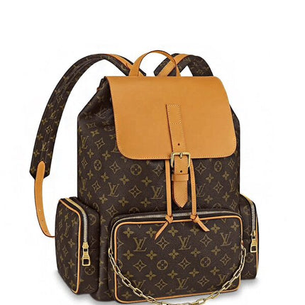 Louis Vuitton Trio Backpack Monogram Brown