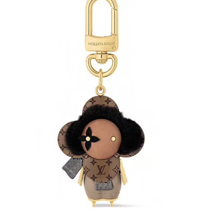 Louis Vuitton Vivienne Ski Bag Charm And Key Holder Brown