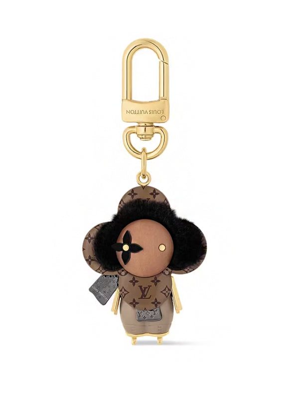 Louis Vuitton Vivienne Ski Bag Charm And Key Holder Brown