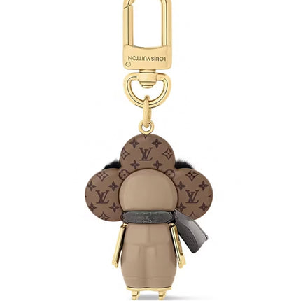 Louis Vuitton Vivienne Ski Bag Charm And Key Holder Brown