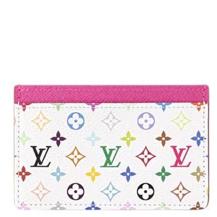Louis Vuitton x Takashi Murakami Card Holder White Multicolored