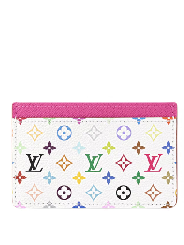 Louis Vuitton x Takashi Murakami Card Holder White Multicolored